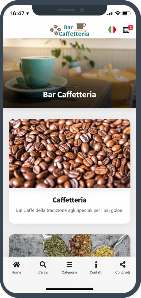 Menu digitale gratuito bar